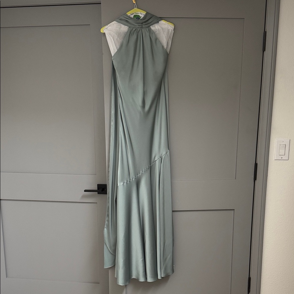 Elegant Sage Green Women's Dress